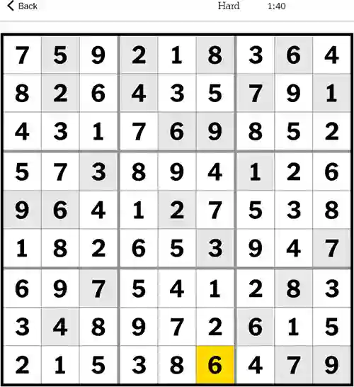 NYT Sudoku Hard 11th October 2023