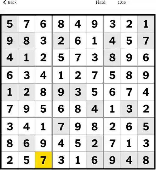 NYT Sudoku Hard 13th October 2023