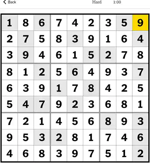 Sudoku Hard Answers NYT 17th October 2023