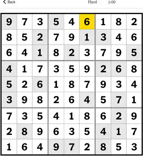 NYT Sudoku Hard 26th October 2023