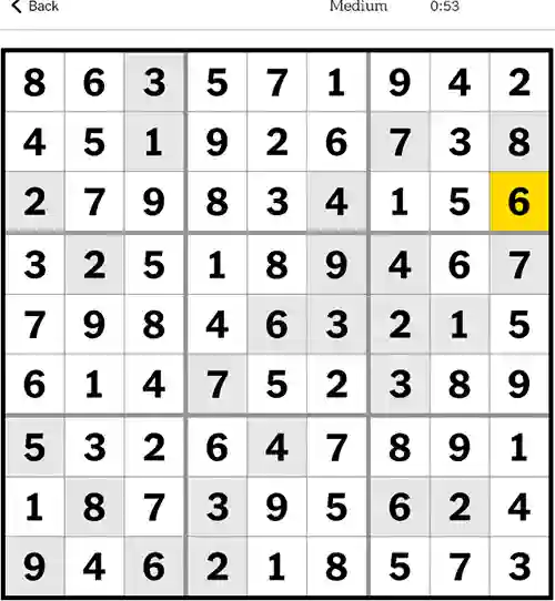 Sudoku Medium Answers NYT 17th October 2023