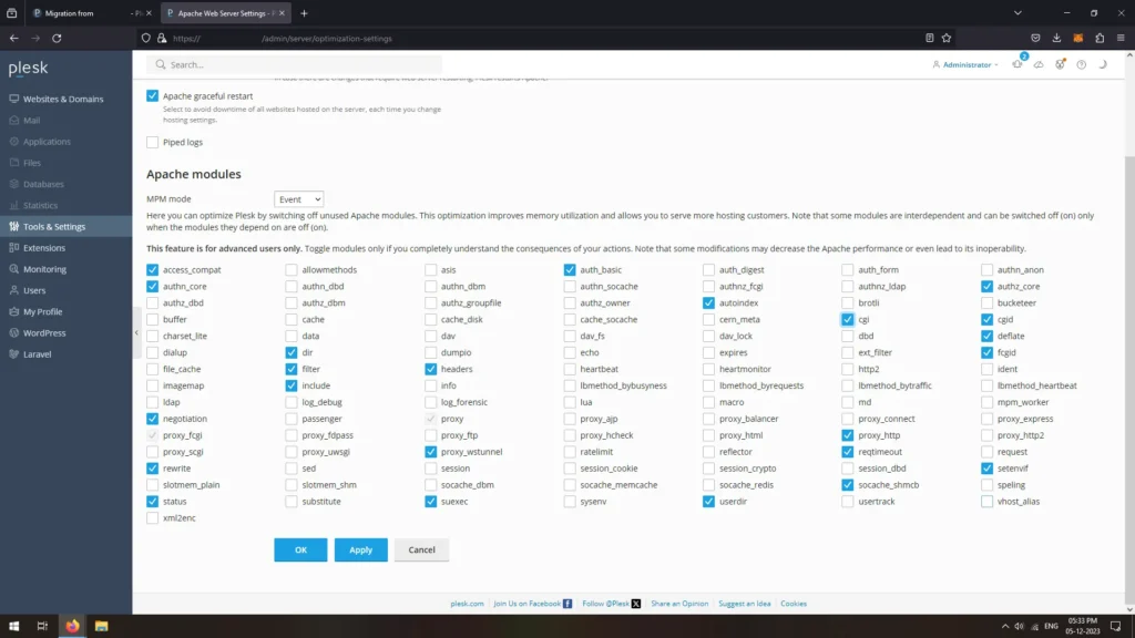 Apache Modules