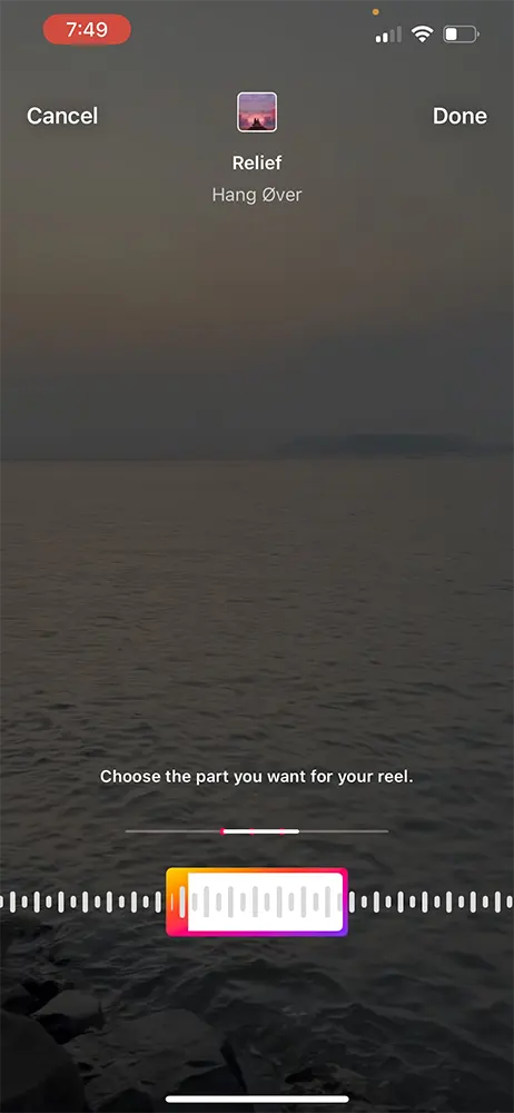 Choose the Part you want for your reel