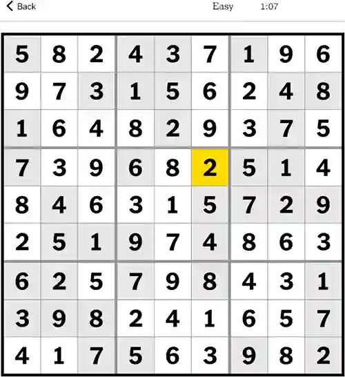 NYT Sudoku Easy Answers 14th December 2023