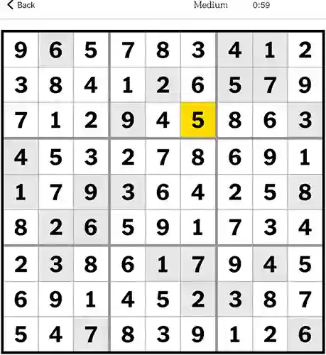 Sudoku NYT Medium Answers 27th December 2023