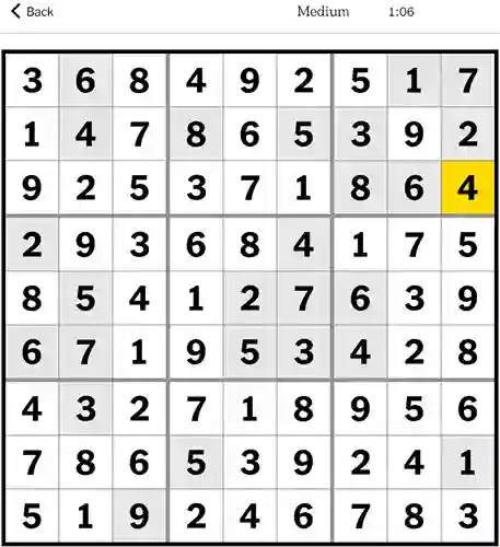 NYT Sudoku Medium 31st December 2023