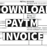 Download Invoice from Paytm