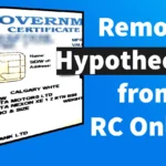 Remove Hypothecation from RC Online