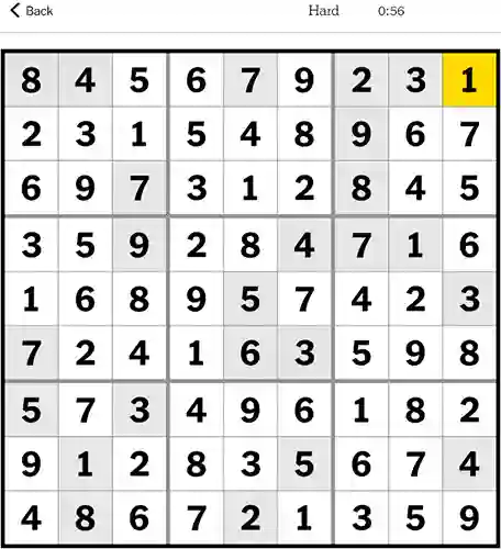NYT Sudoku Hard 3rd January 2024