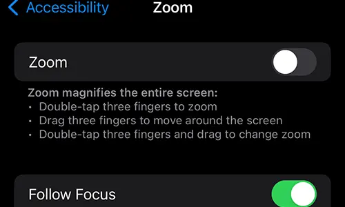 Enable Zoom