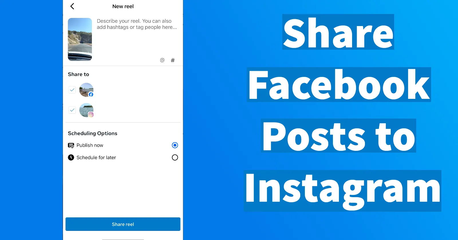 How to Share Facebook Posts to Instagram » Reveal That