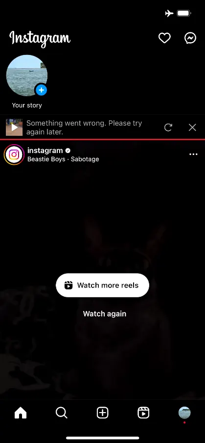 Something Went Wrong Please Try Again Instagram