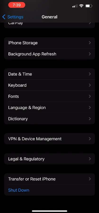 iPhone General Page