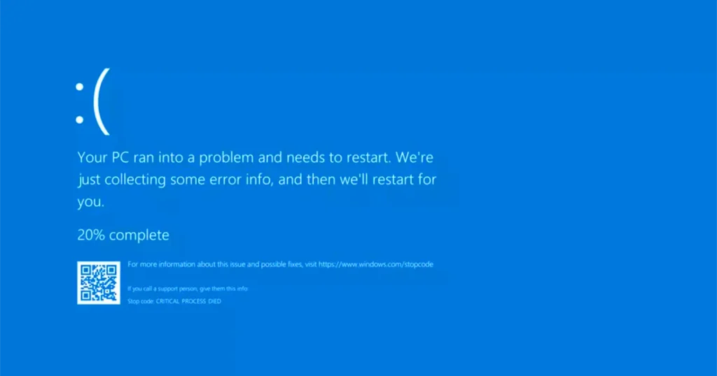 Microsoft Windows Blue Screen