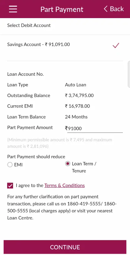 Axis Part Payment Online