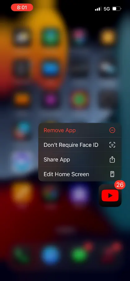 Don't Require Face Id