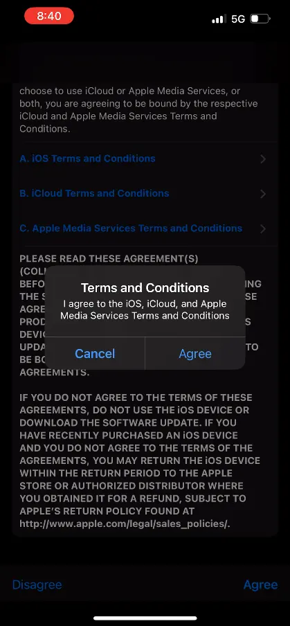 iOS 18 Terms and Conditions