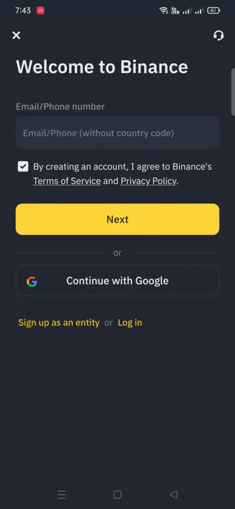 Welcome to Binance