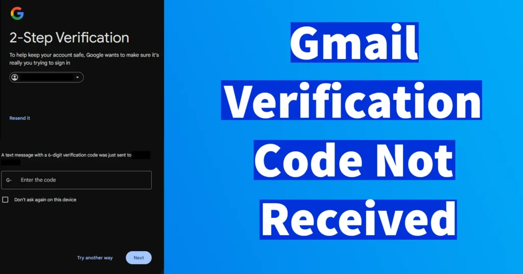 Google Not Sending Verification Code to Phone