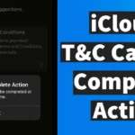 iCloud Terms and Conditions Cannot Complete Action