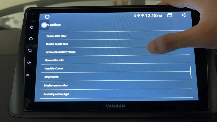 Car Android Extra Settings