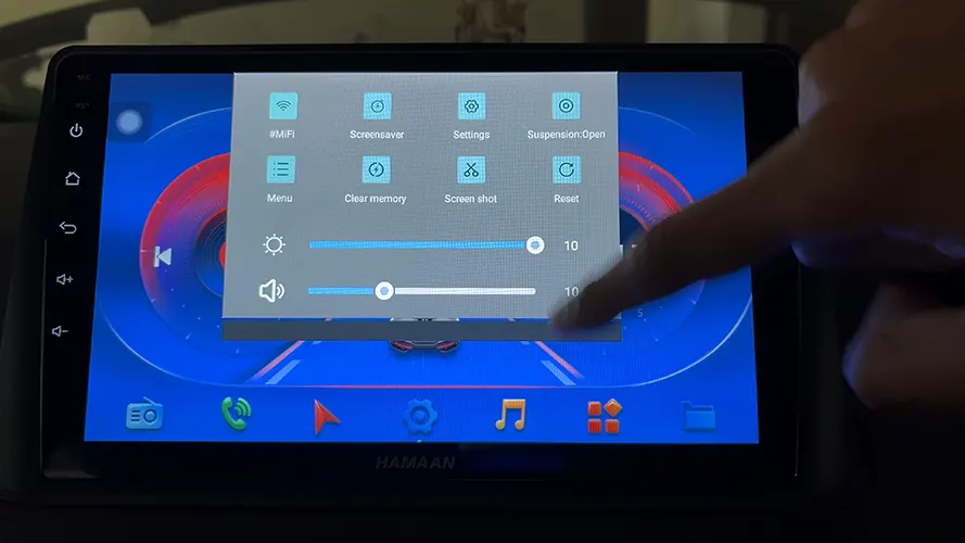 Car Android Status Bar