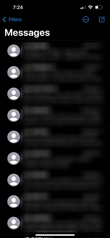 iPhone Messages