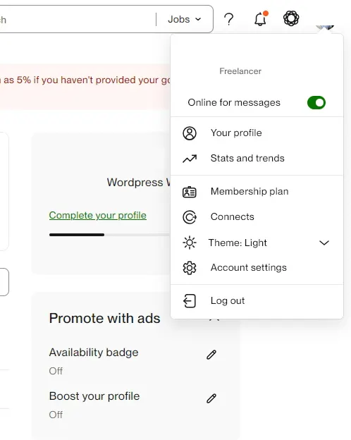 Upwork Profile
