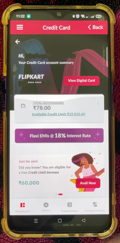 Credit Limit Increase Offer