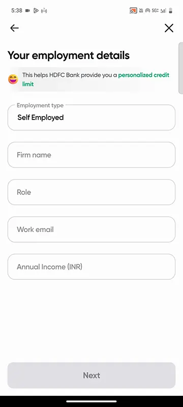 Employment Details