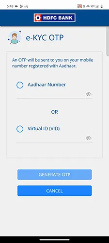 Enter Aadhaar VID