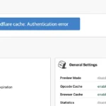 Failed to Purge: Cloudflare Cache: Authentication Error