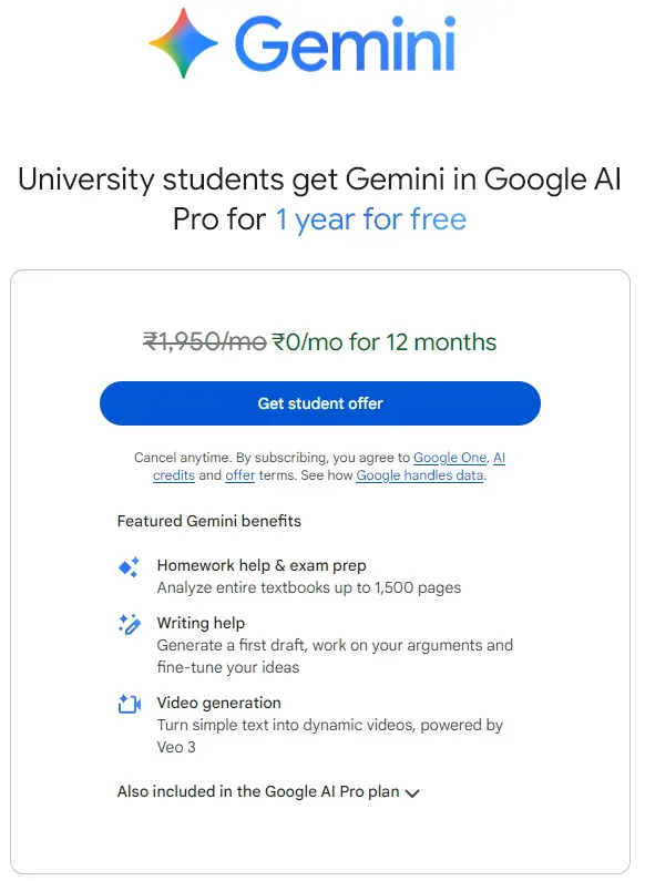 Get Student Offer