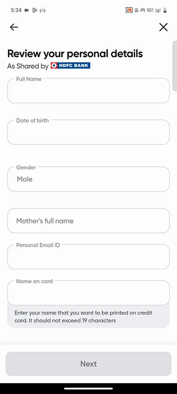 Personal Details