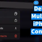 Delete Multiple iPhone Contacts at Once
