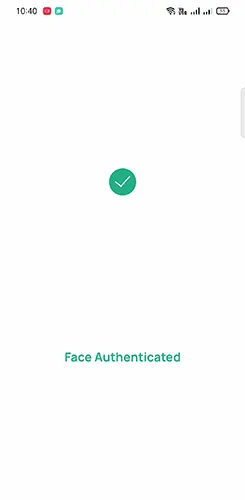 Face Authenticated