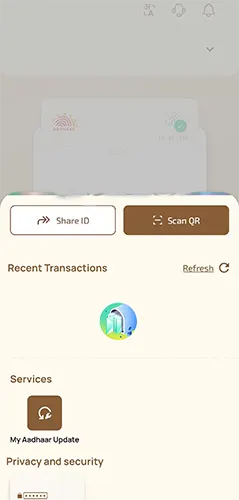 Services Aadhaar Update