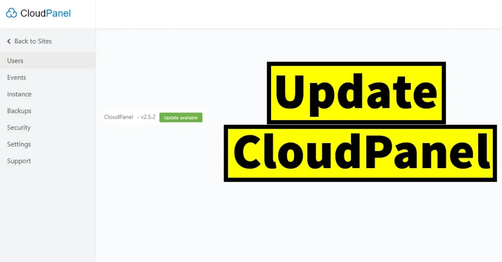 Update CloudPanel