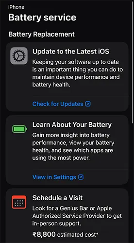 Apple Battery Service