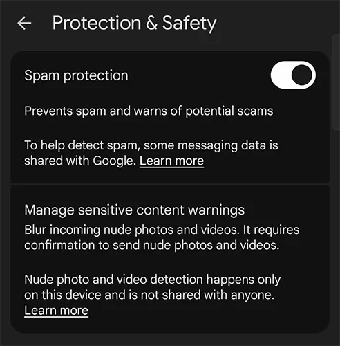 Protection and Safety