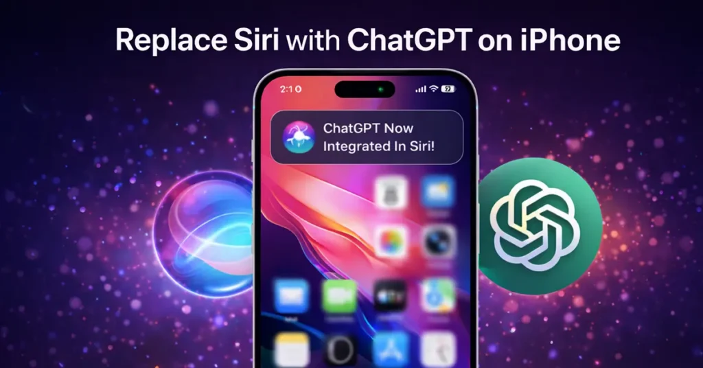 Replace Siri With ChatGPT on iPhone