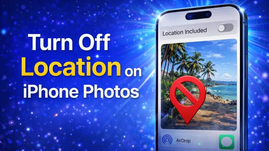 Turn Off Location on Photos When Sharing on iPhone