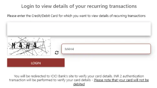 Login SI Card