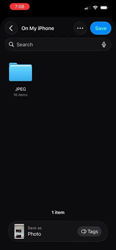 Photo PDF Save