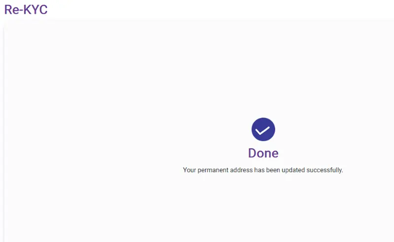 SBI KYC Done