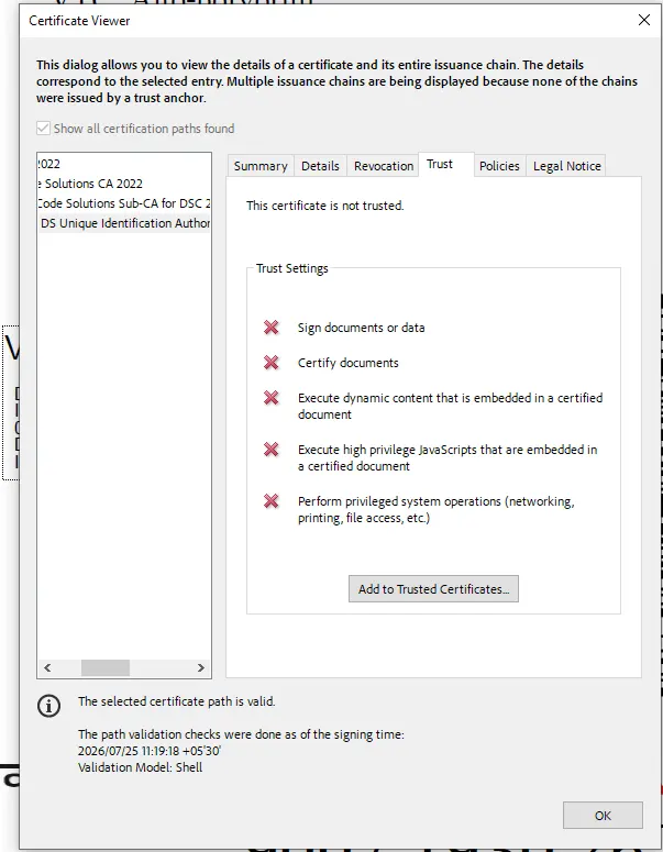 Certificate Viewer