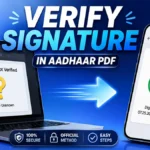 Verify Signature in Aadhaar