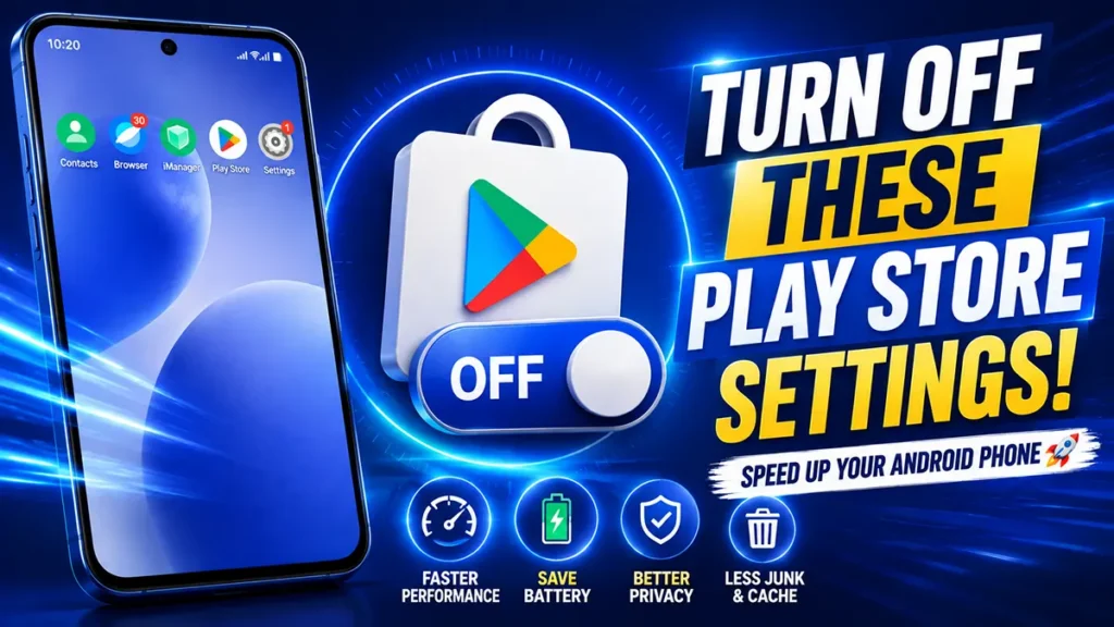 Play Store Settings to Turn Off for a Faster Android Phone