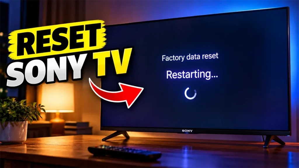 How to Reset Sony TV