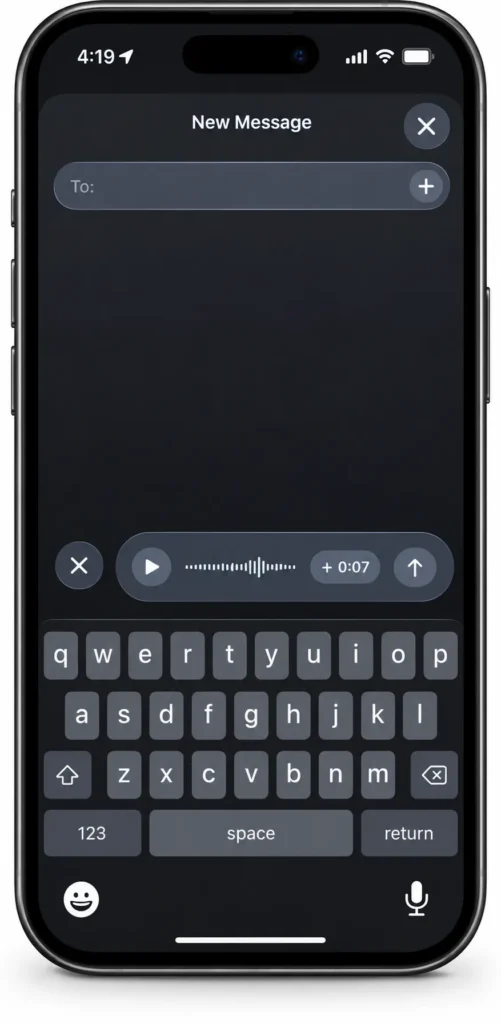 iPhone Message Record